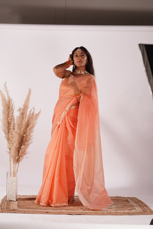 Maheshwari Silk Zari Saree